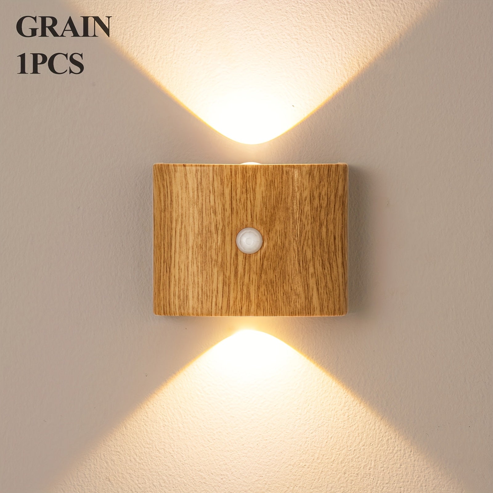 1pc, 2pcs, 4pcs Commercial Lighting Sensor Light, Wireless Three - Color Adjustable Lighting, No Wiring Magnetic Installation, Suitable for Cafes, Hotels, Shopping Malls, Outdoor Automatic Security Lighting, Includes Remote, USB Charging, Remote Included, - My Store