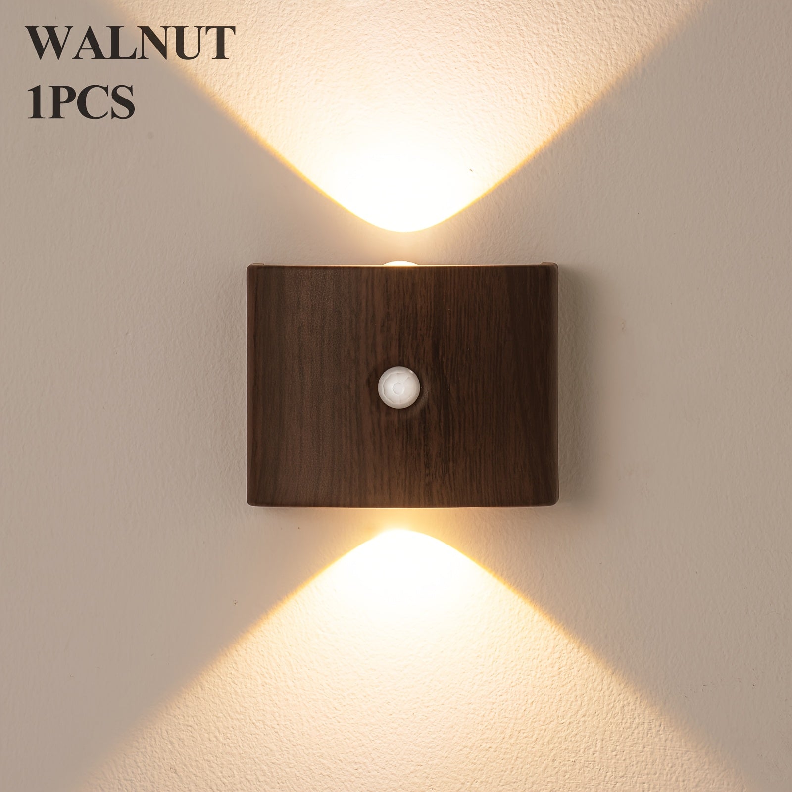 1pc, 2pcs, 4pcs Commercial Lighting Sensor Light, Wireless Three - Color Adjustable Lighting, No Wiring Magnetic Installation, Suitable for Cafes, Hotels, Shopping Malls, Outdoor Automatic Security Lighting, Includes Remote, USB Charging, Remote Included, - My Store