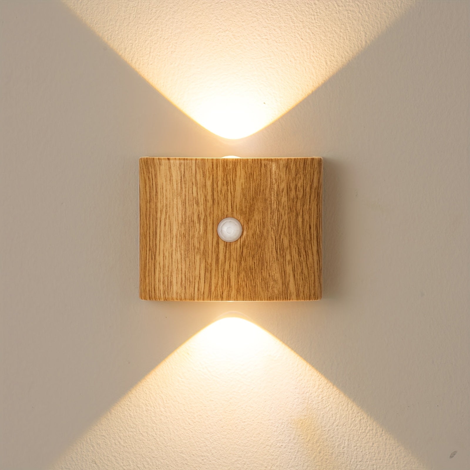 1pc, 2pcs, 4pcs Commercial Lighting Sensor Light, Wireless Three - Color Adjustable Lighting, No Wiring Magnetic Installation, Suitable for Cafes, Hotels, Shopping Malls, Outdoor Automatic Security Lighting, Includes Remote, USB Charging, Remote Included, - My Store