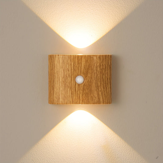 1pc, 2pcs, 4pcs Commercial Lighting Sensor Light, Wireless Three - Color Adjustable Lighting, No Wiring Magnetic Installation, Suitable for Cafes, Hotels, Shopping Malls, Outdoor Automatic Security Lighting, Includes Remote, USB Charging, Remote Included, - My Store