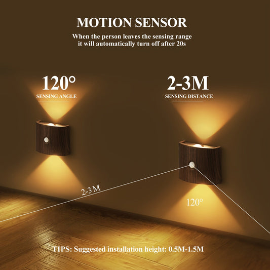 1pc, 2pcs, 4pcs Commercial Lighting Sensor Light, Wireless Three - Color Adjustable Lighting, No Wiring Magnetic Installation, Suitable for Cafes, Hotels, Shopping Malls, Outdoor Automatic Security Lighting, Includes Remote, USB Charging, Remote Included, - My Store