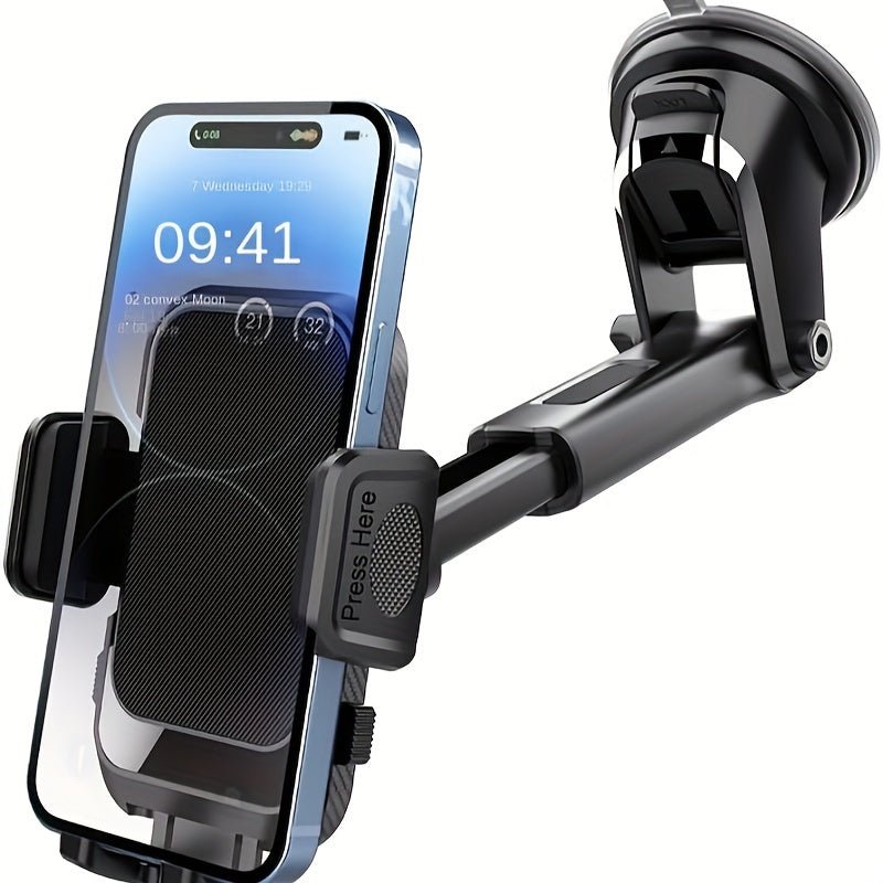 Car Phone Holder, Hands - free Universal Phone Holder, Suitable For Dashboard, 360 ° Rotatable Expandable Mobile Car Holder - My Store